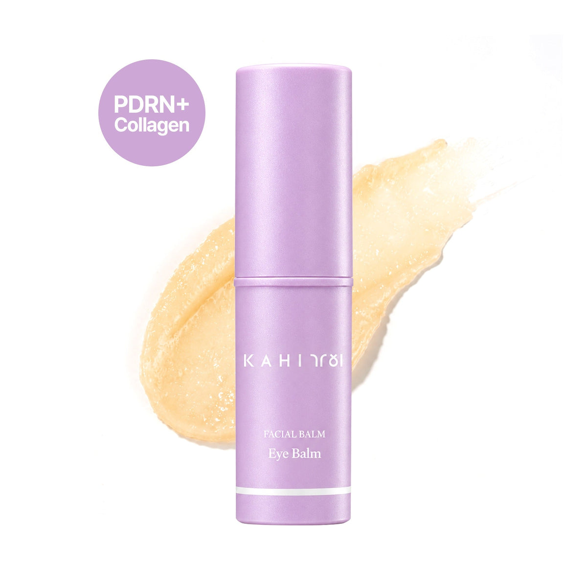 KAHI Eye Balm stick with a swipe of its golden balm