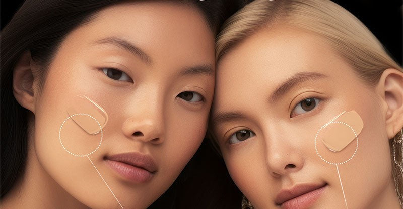 Two women with fair and light skin tones wearing KAHI Han Gyob Cream