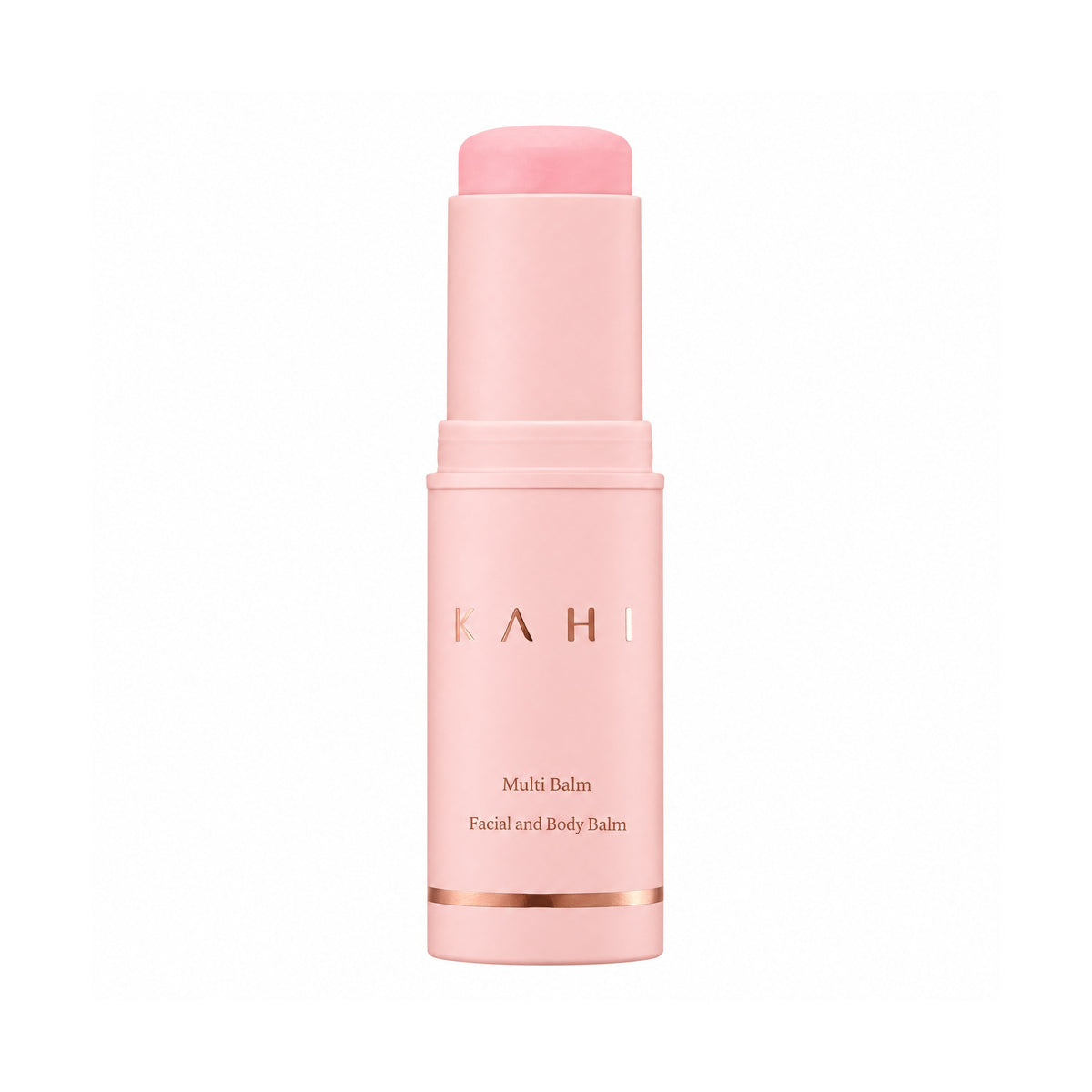 KAHI Multi Balm stick, uncapped, on white