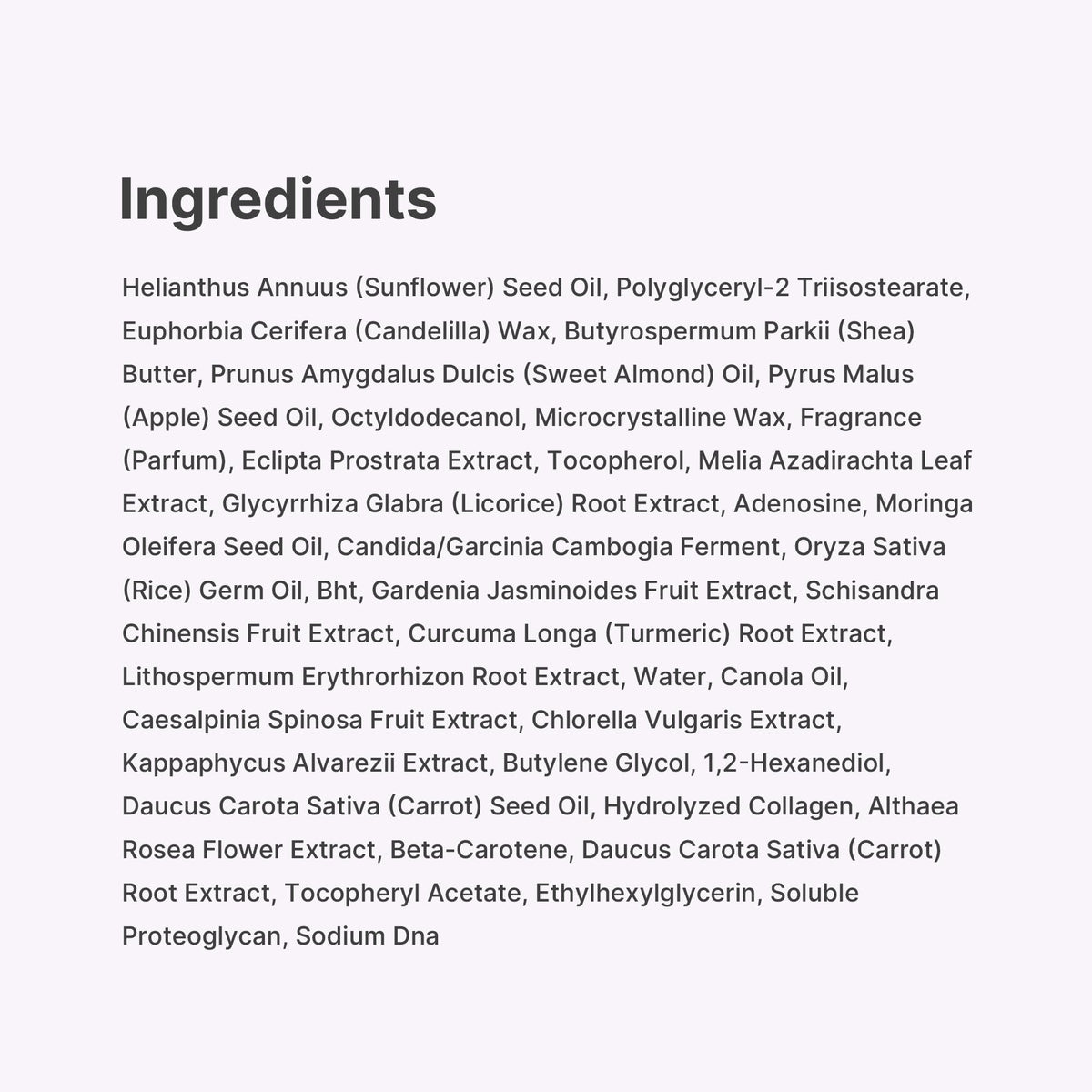 KAHI Multi Balm full ingredients list